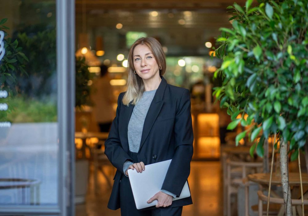 Young business woman